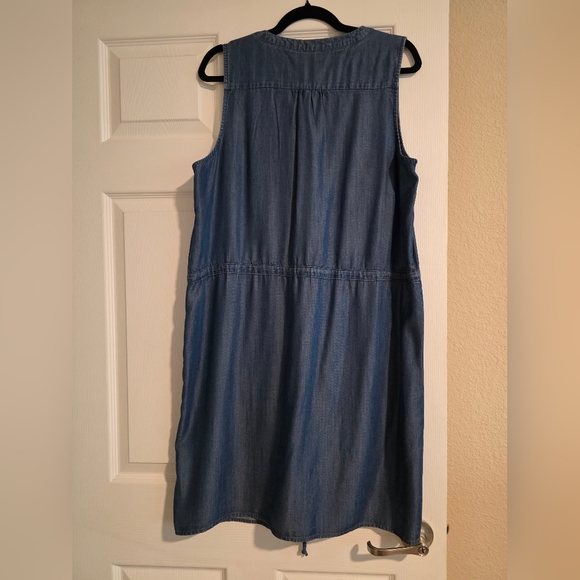 Spense Blue Denim Midi Dress - Picture 2 of 6